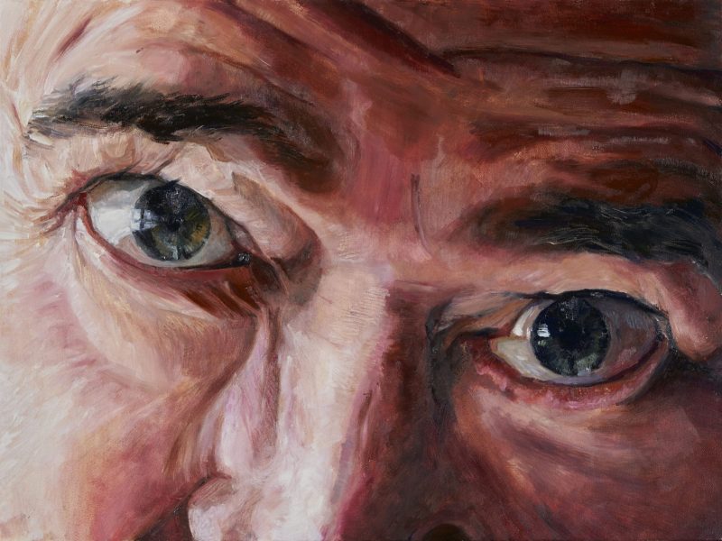 De blik van een oudere man, 2021, olieverf op canvas, 60cmX 80cm