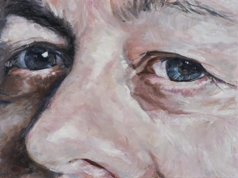 De ogen van een vrouw, 2019, 60cmX80cm, acrylverf op canvas